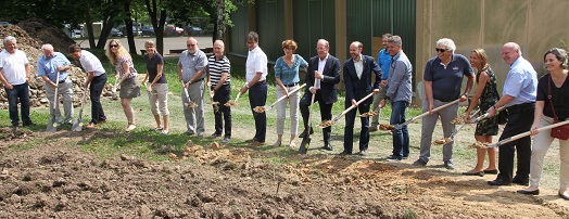 Spatenstich in Hohnweiler