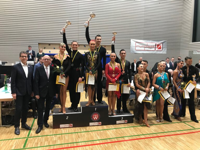 Die Besten Tänzer von Baden Württemberg im Lateintanzen wurden in Auenwald gekürt